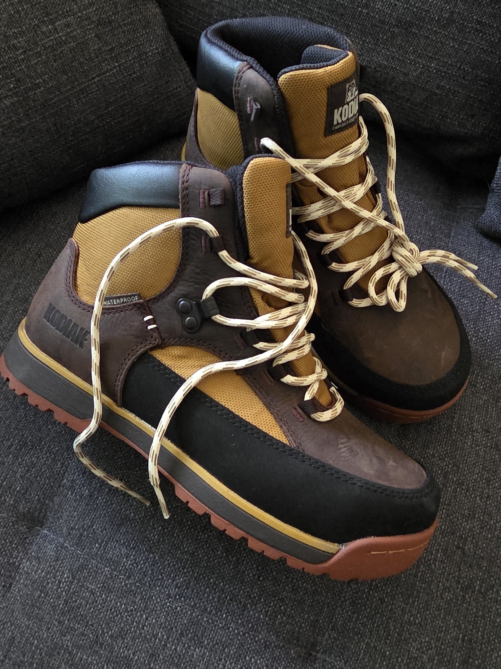 Kodiak Brown & Tan Women’s Waterproof Hiking Boots